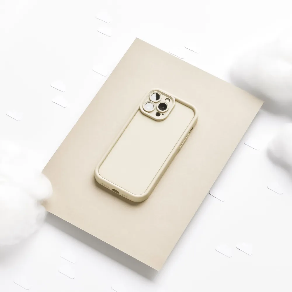 Cloud Soft NAKD Phone Case - Pebble Beige Soft Cushion Luxury Texture