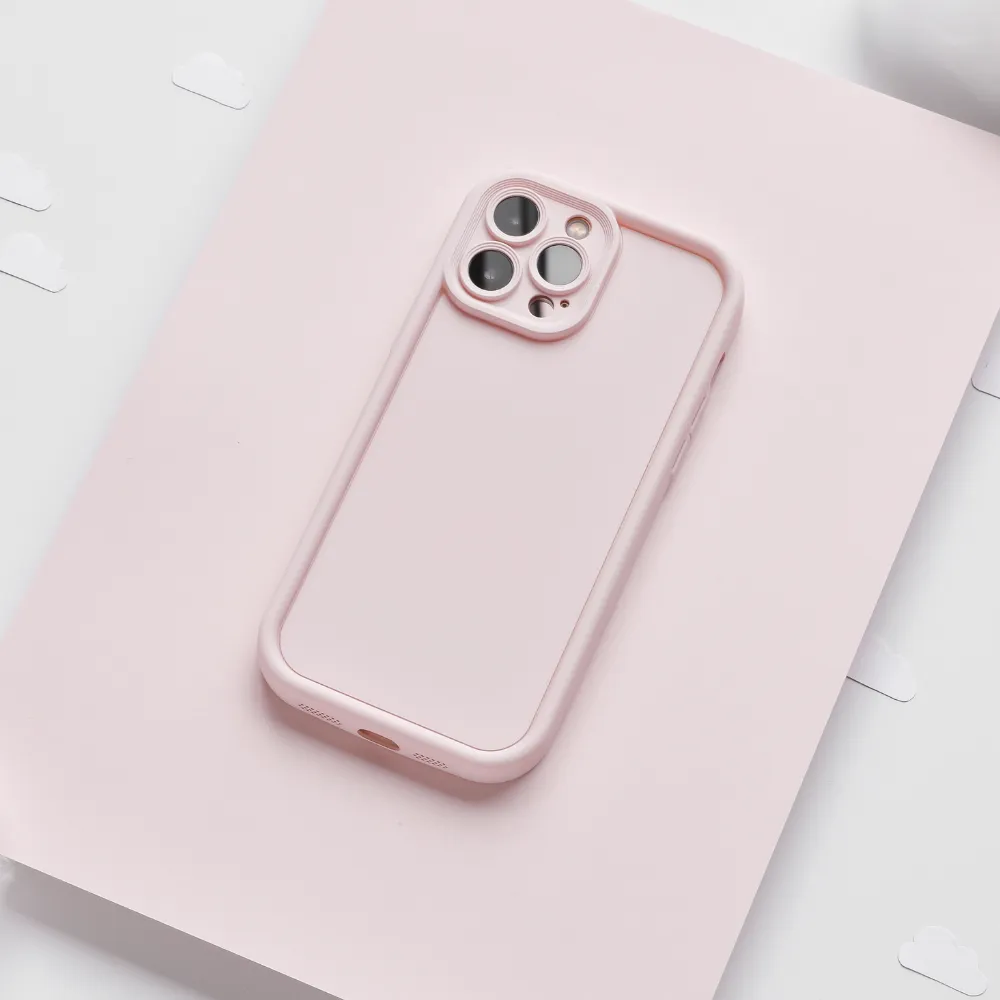 Cloud Soft NAKD Phone Case - Powder Pink Shock Frame Soft Interior