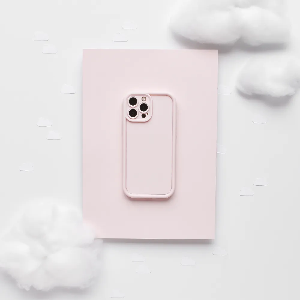 Cloud Soft NAKD Phone Case - Powder Pink Hybrid Protection