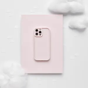 Portable Shield Rugged Texture Cloud Soft NAKD Phone Case - Powder Pink