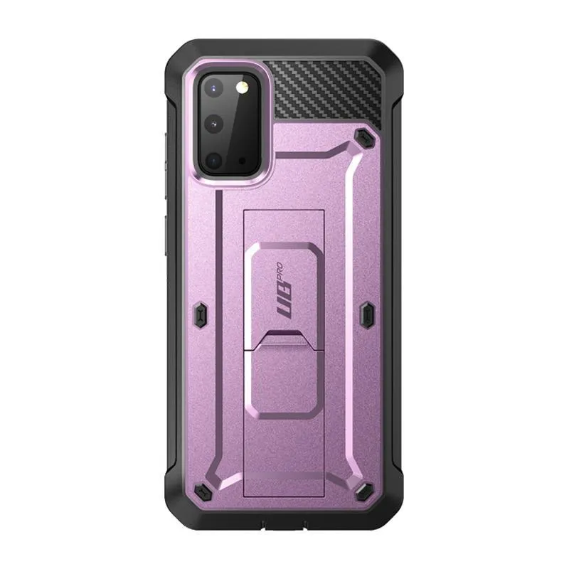Galaxy S20 Unicorn Beetle Pro Rugged Case- Metallic Purple Vivid Surface