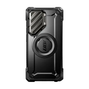 Modern Build Non Slip Galaxy S25 Ultra Unicorn Beetle MAG XT Bumper Case -Black