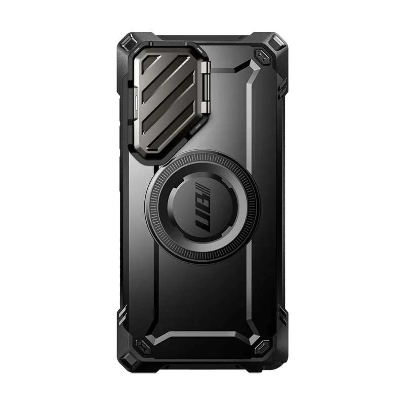 Modern Build Non Slip Galaxy S25 Ultra Unicorn Beetle MAG XT Bumper Case -Black