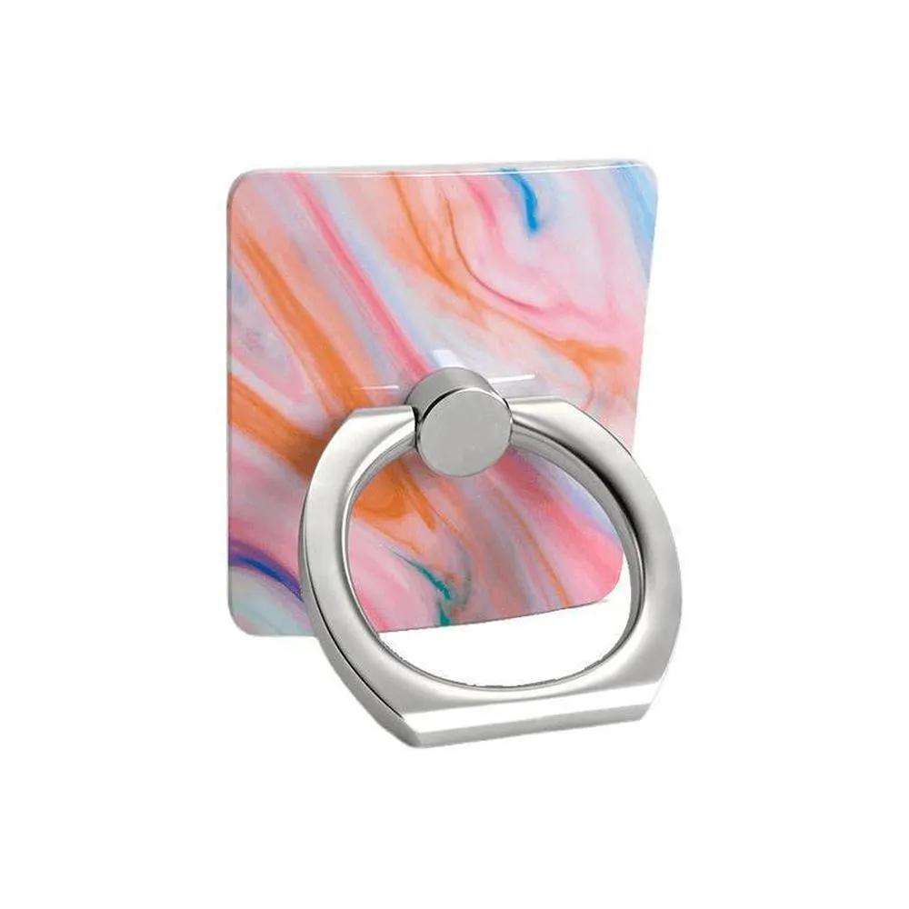 Smart Spin You're a Gem | Rainbow Marble Swirl Phone Ring
