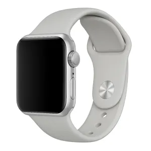 Apple Watch Silicone Strap (Grey) Flexible Function Fit Luxury Lifestyle Gear