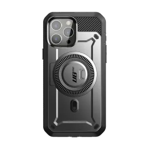 Universal Design Soft Finish iPhone 14 Pro Max 6.7 inch Unicorn Beetle PRO MAG Rugged MagSafe Case-Gun Metal