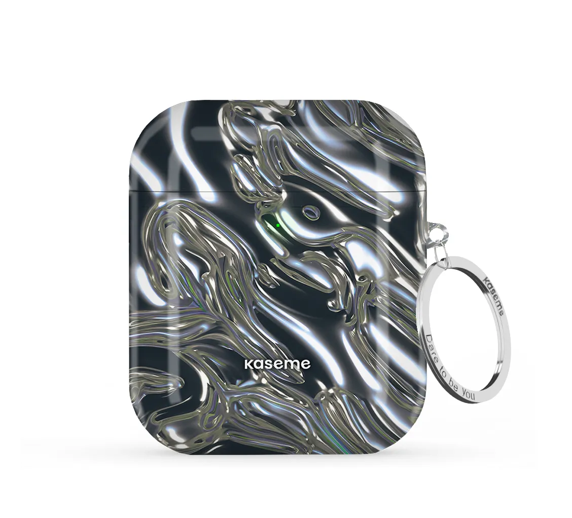 Lightweight Gadget Holder Holographic Horizon AirPods Case