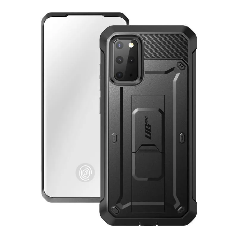 Galaxy S20 Plus Unicorn Beetle Pro Rugged Case (with Screen Protector)-Black Protective Detail Luxury Edge Texture