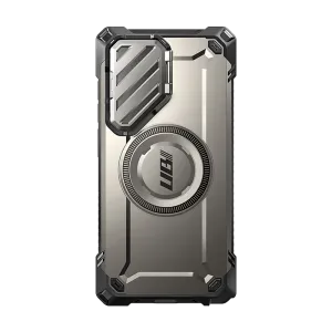 Portable Layer Galaxy S24 Ultra Unicorn Beetle MAG XT Bumper Case -Titan Gray