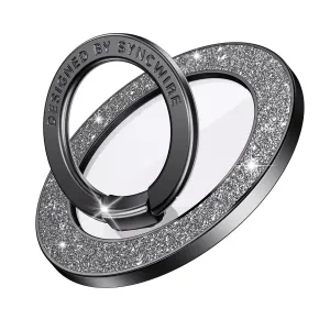 Travel Desk Dock Ergo Phone Ring Magnetic Sparkle Phone Ring Holder - Single Ring Stand