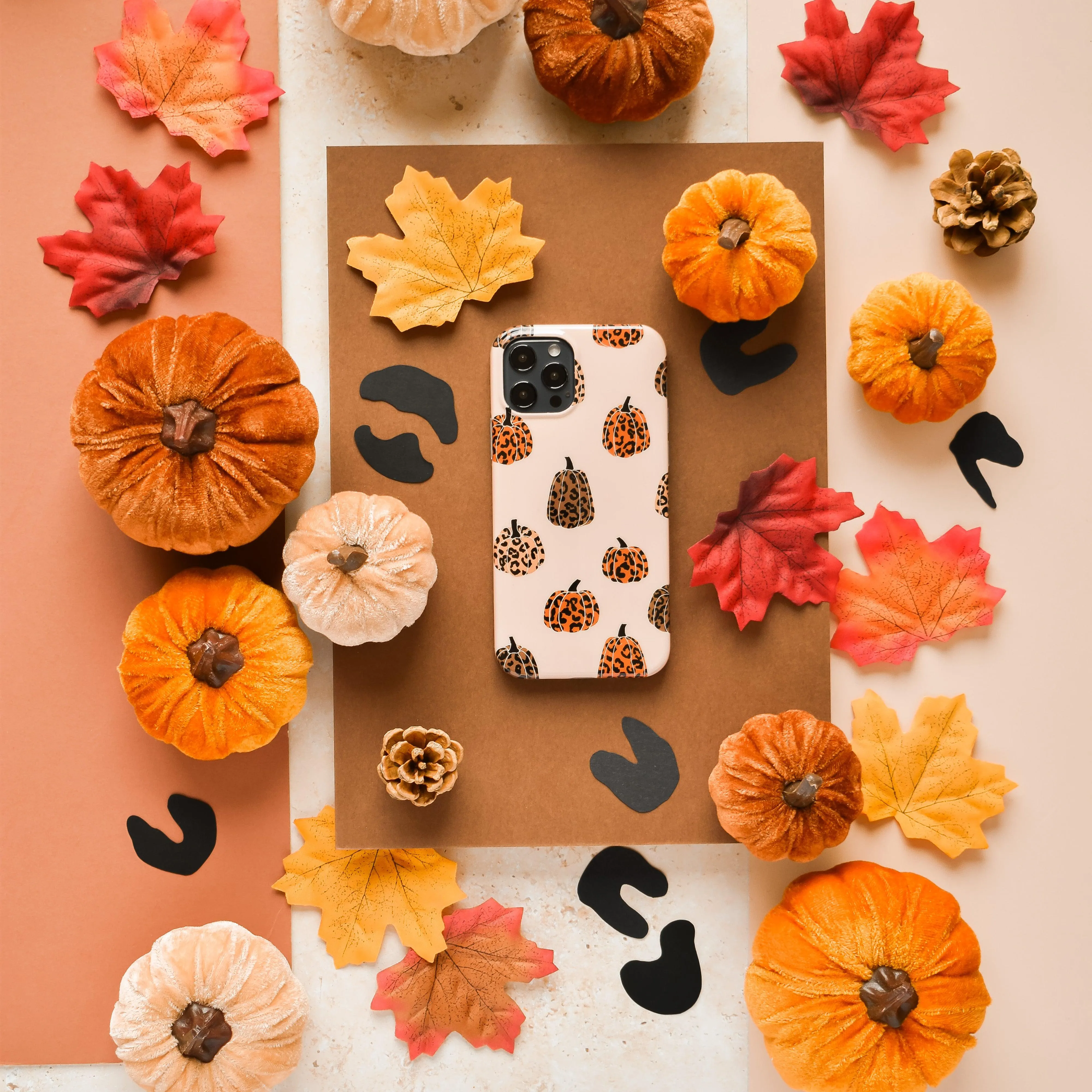 Slim Edge Leopard Pumpkins Phone Case