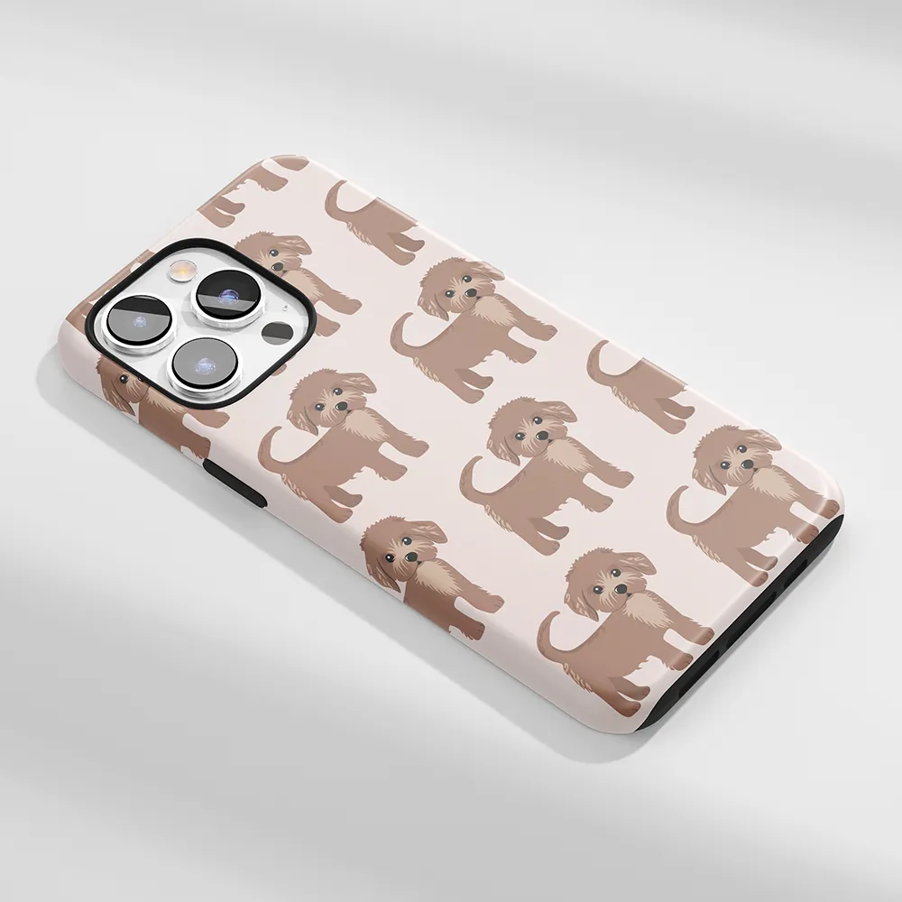 Compact Build Protective Layer Personalised Dog Phone Case - Choose Your Breed