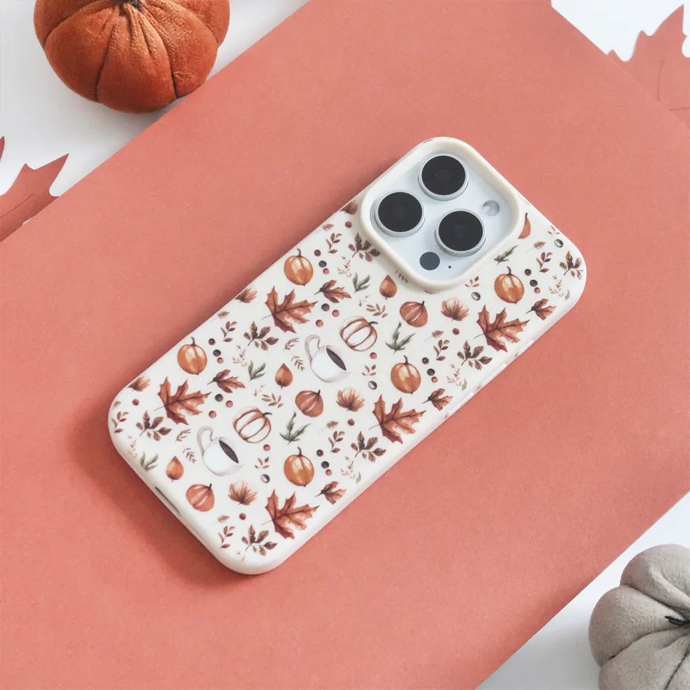 Cosy Autumn Phone Case Polished Layer Hybrid Surface Layer
