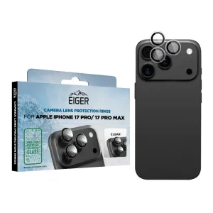 Eiger Mountain Glass LENS RING GRS for Apple iPhone 17 Pro/ 17 Pro Max in Clear Screen Armor Guard