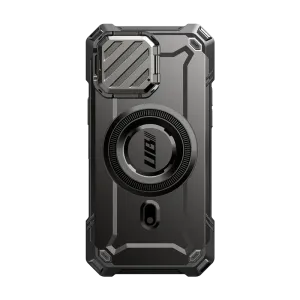 iPhone 15 Pro Max 6.7 inch Unicorn Beetle MAG XT MagSafe Case-Black Soft Pattern Layer