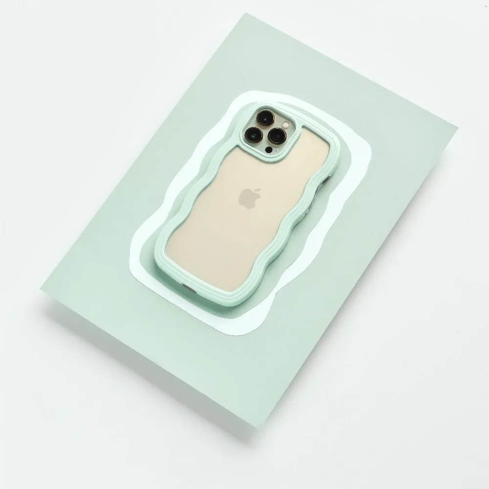 Curvy Phone Case - Mint Luxury Coating Daily Essential