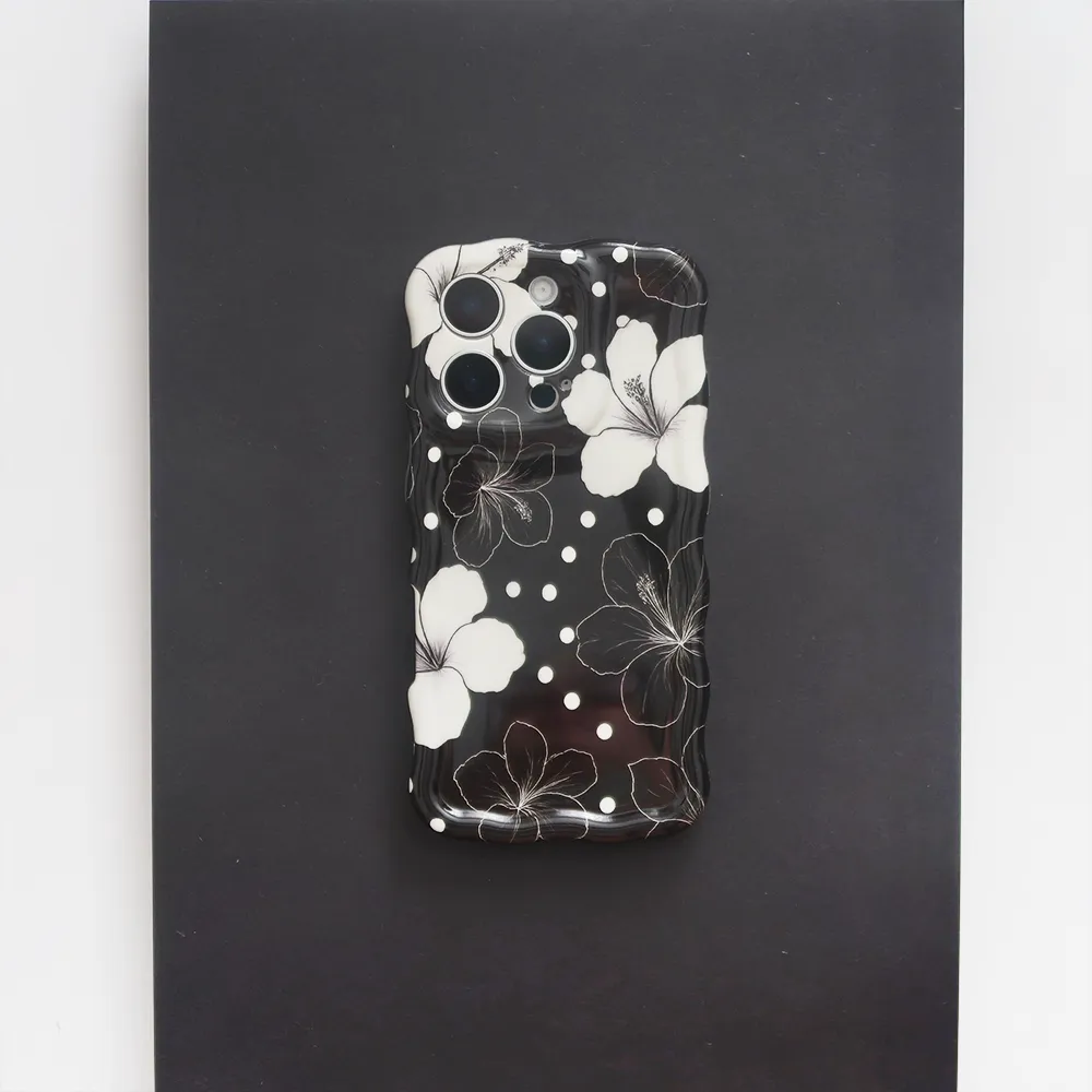 Fashionable Texture Wavy Phone Case - Mono Flora