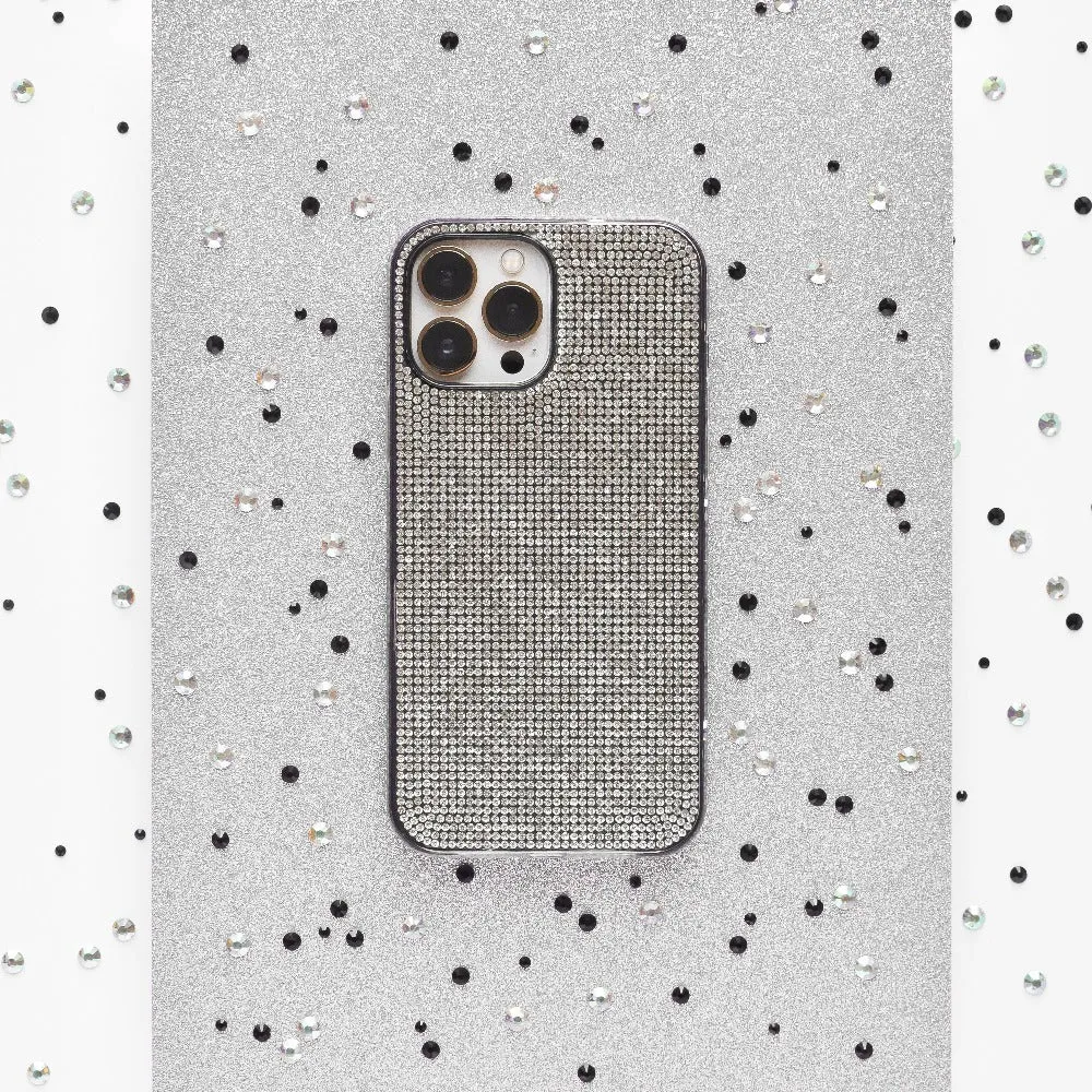 Disco Sparkle Phone Case - Silver soft look Elegant Style