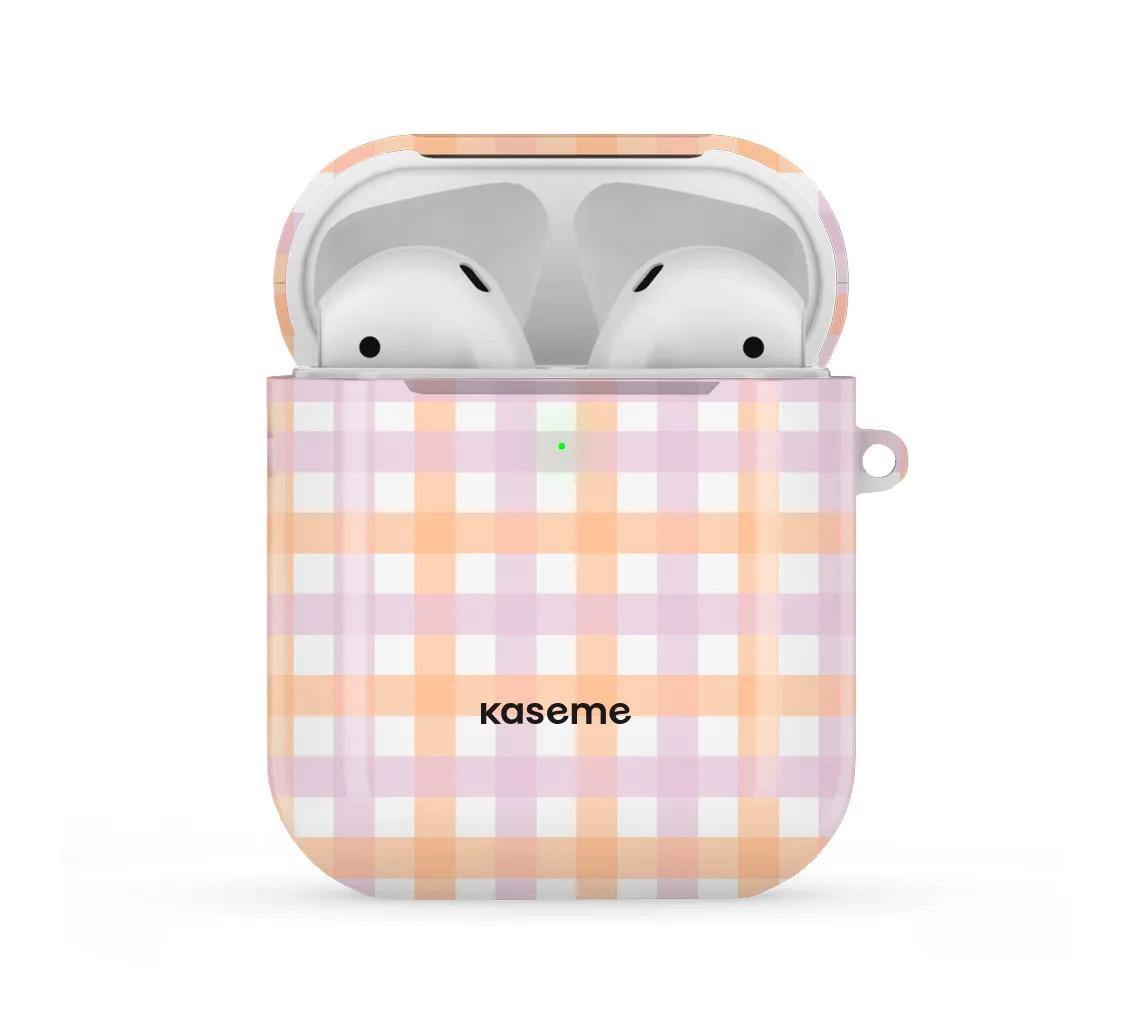 Divine Orange AirPods Case Stylish Portable Holder
