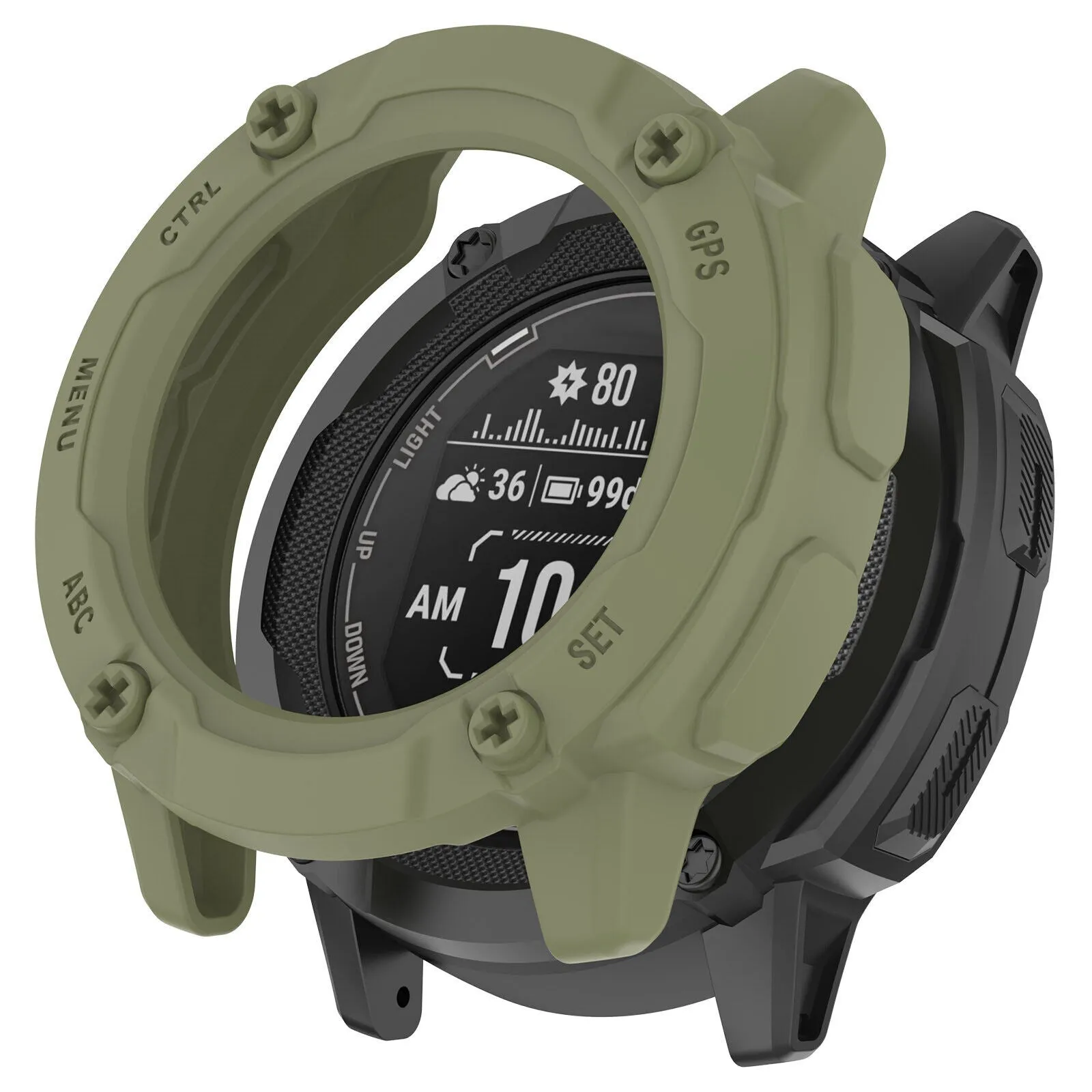 Garmin Instinct 2x Rugged TPU Cover (Olive) adults