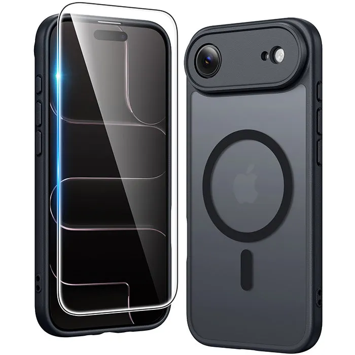 Protective Frame Clean Texture FNTCASE for iPhone Air Case: Strong Magnetic Translucent Matte Slim Shockproof Protective Drop Full Protection Phone Cover