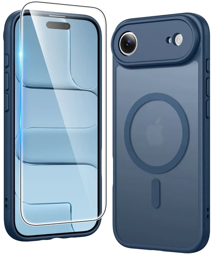 Protective Pattern Urban Style FNTCASE for iPhone Air Case: Strong Magnetic Translucent Matte Slim Shockproof Protective Drop Full Protection Phone Cover