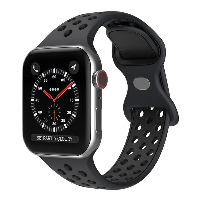 Apple Watch Sport Strap (Dark Grey/Black) Professional Appearance