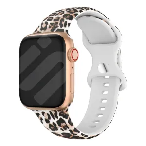 Lightweight Feel Flexible Everyday Design Lucky Leopard Apple Watch Strap