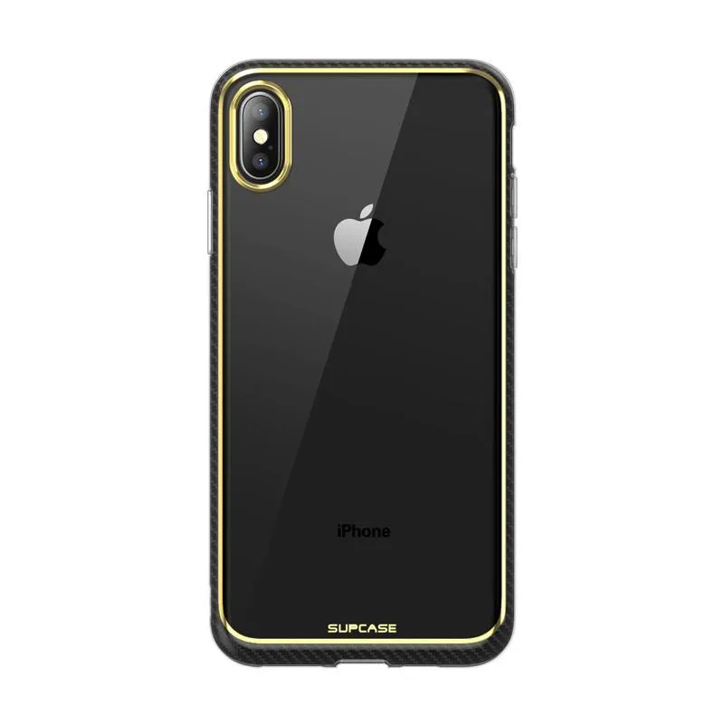 anti dust iPhone X / XS Unicorn Beetle Metro Athletic Case-Gold