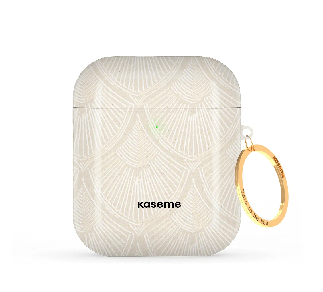 Brave white AirPods Case sleek modern design airpods protector