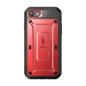 iPhone 7 / 8 Unicorn Beetle Pro Full-Body Case with Kickstand-Metallic Red Comfort Edge