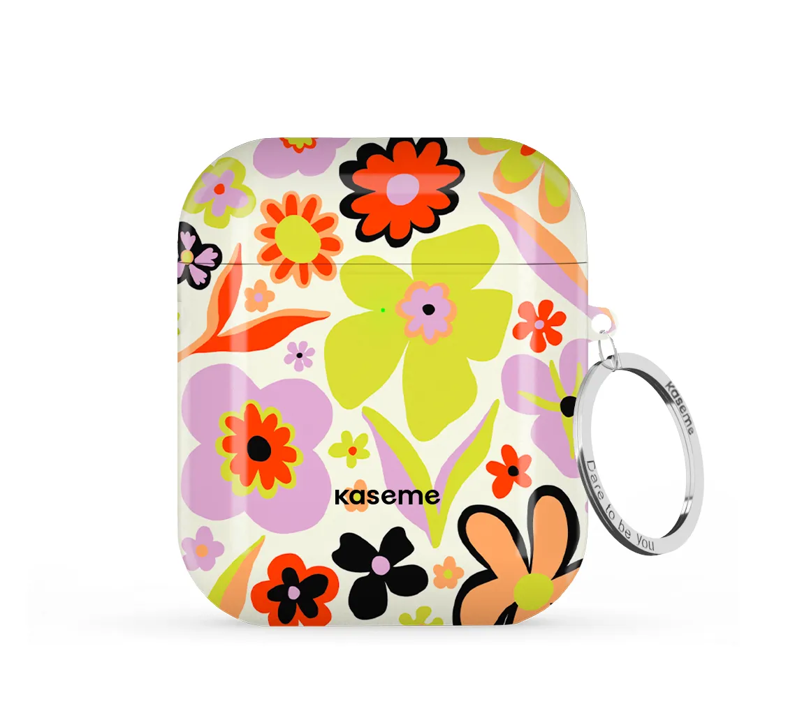 durable travel silicone airpods protector Harmony Green AirPods Case