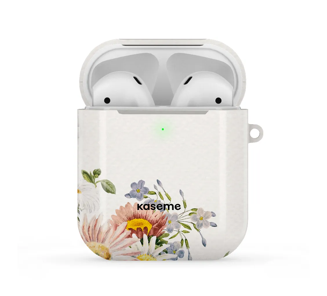 airpods case for active users eco friendly neon travel protector Dahlia AirPods Case
