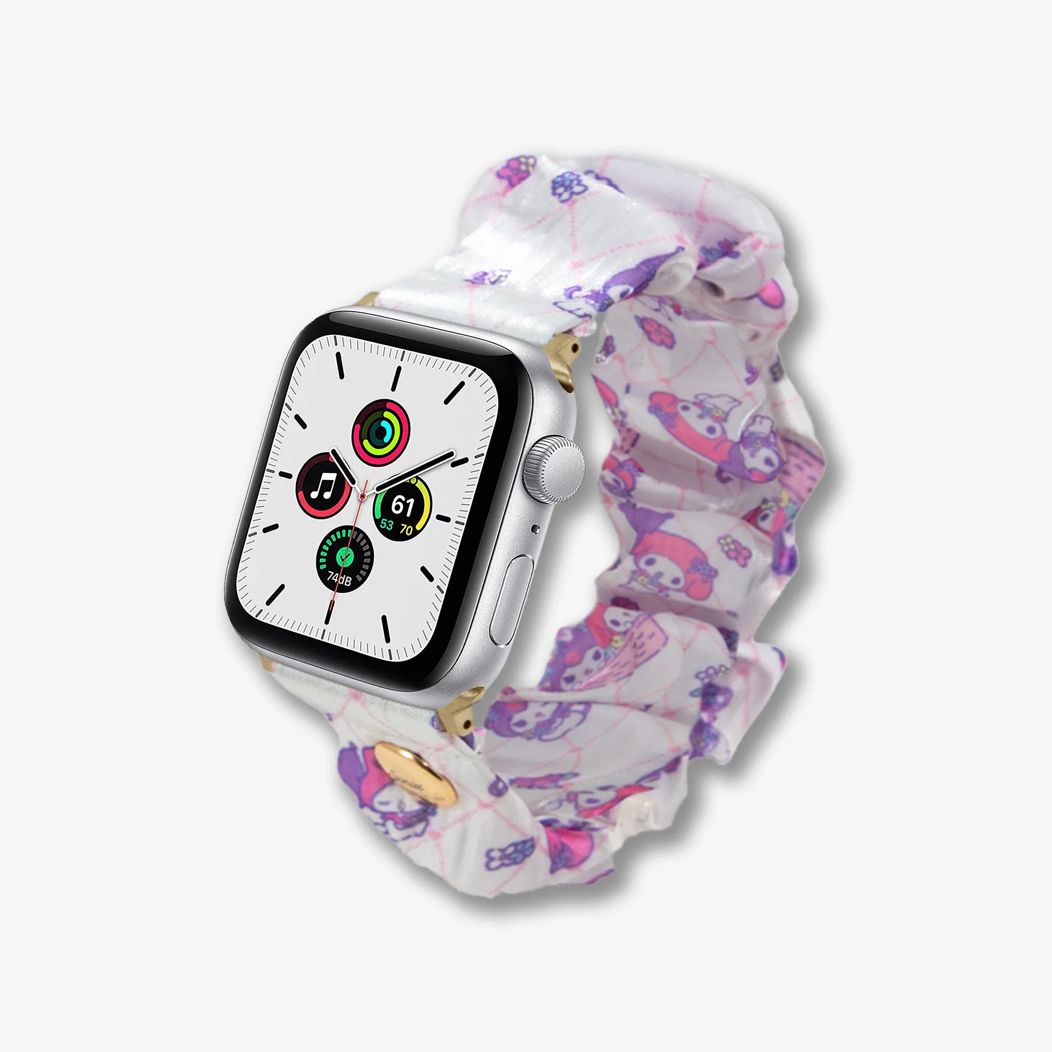 Premium Strength Design My Melody? and Kuromi? Scrunchie Apple Watch? Band