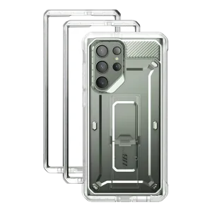 Matte Feel Texture Galaxy S23 Ultra Unicorn Beetle PRO Screen Protector Case-Clear