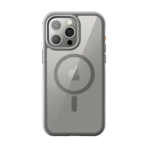 Soft Protection Comfort Finish iPhone 15 Pro Max 6.7 inch Unicorn Beetle AIR MAG with Screen Protector Clear Case-Gray