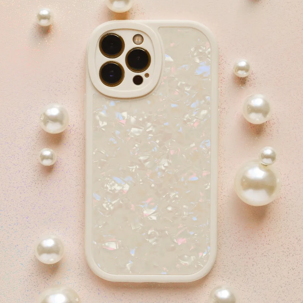 Rugged Surface Moonstone Pearl Phone Case