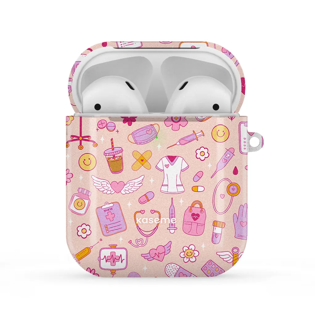 Code Pink AirPods Case Everyday Travel Gear