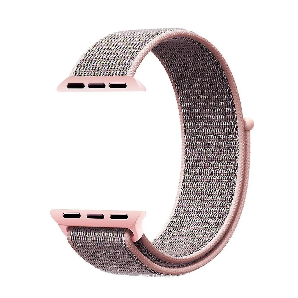 Apple Watch Nylon Strap (Soft Pink) Breathable Option