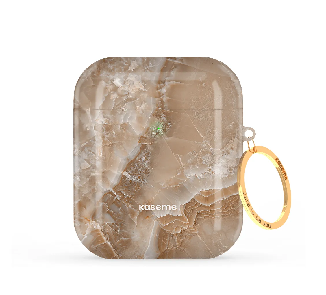 lightweight ergonomic travel shell durable sports silicone protector Crystallized Dreams AirPods Case