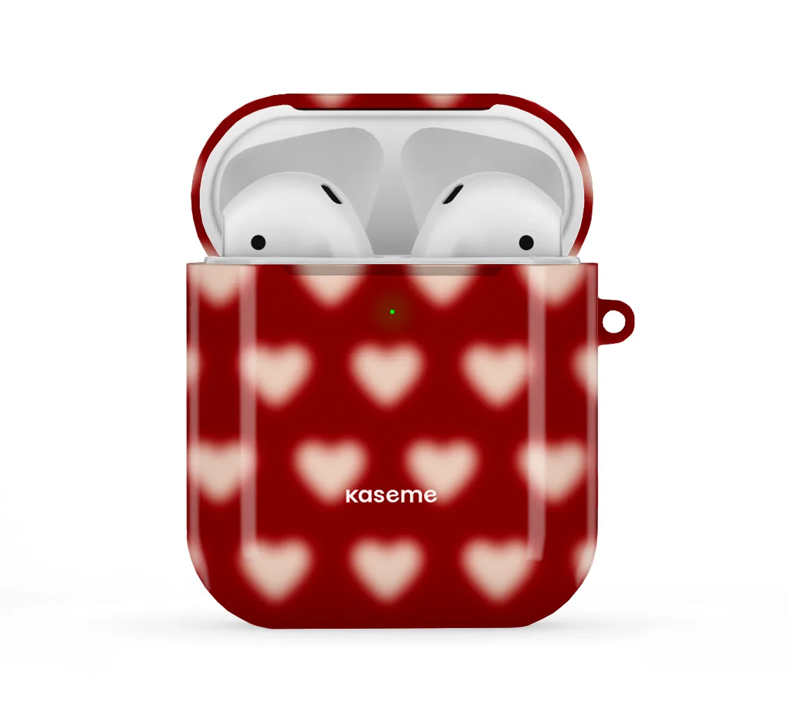 Outdoor Adventure Gear Sweetheart Red AirPods Case