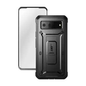 Google Pixel 6 Unicorn Beetle PRO Rugged Holster Case-Black Protective Design Gloss Surface Layer