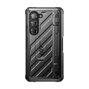 Minimal Look Modern Touch Galaxy Z Fold6 Unicorn Beetle PRO Rugged Case - Black