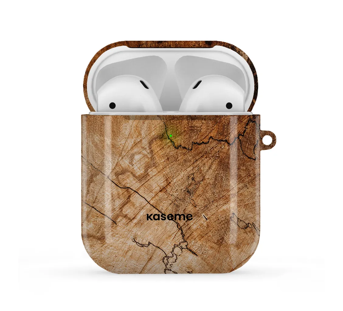 Maple AirPods Case Minimalist Gadget Organizer custom engraving airpods case