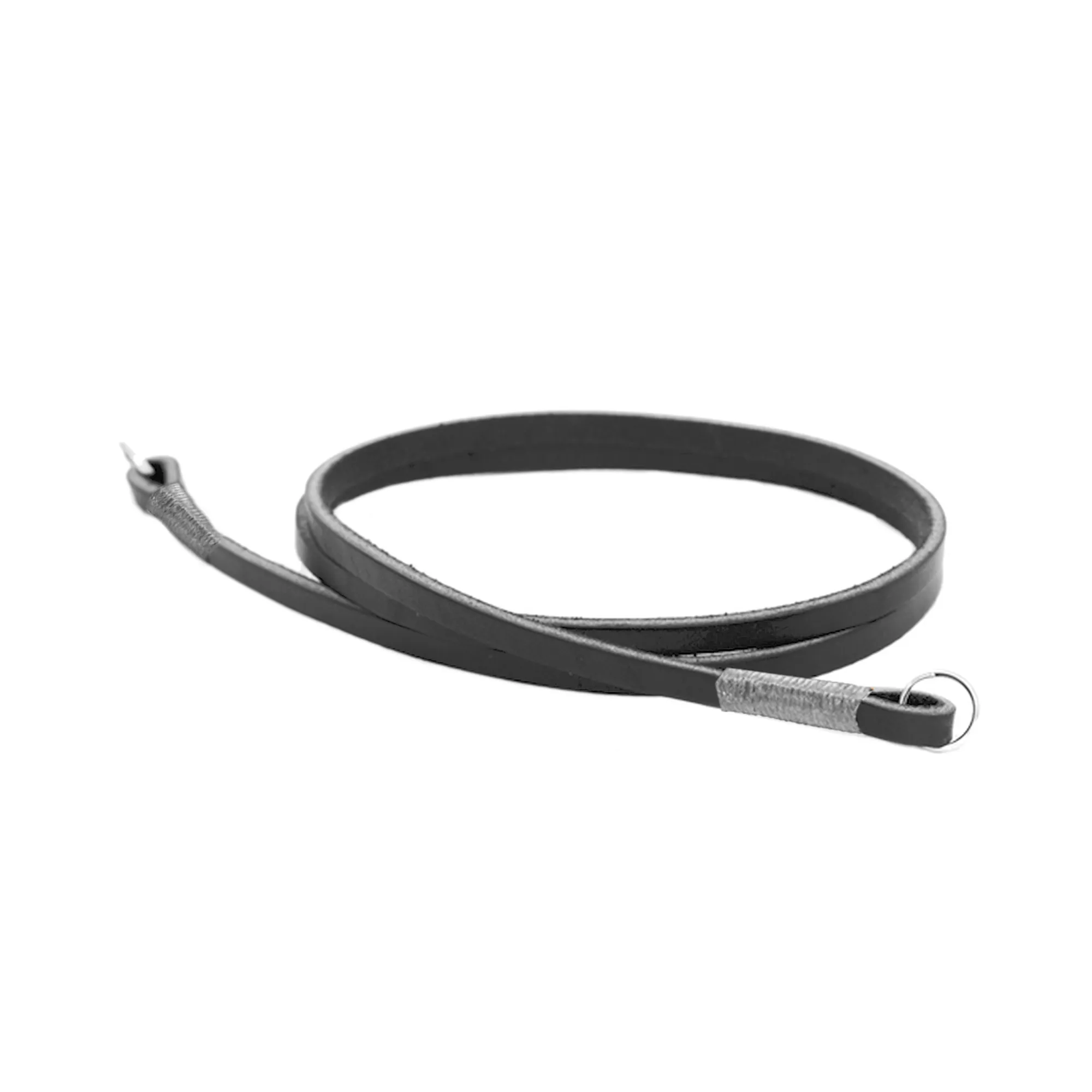 Gordy's Lug Mount Horizontal Leather Neck Strap 40in - Black/Gray Shock Absorbing Travel Gear