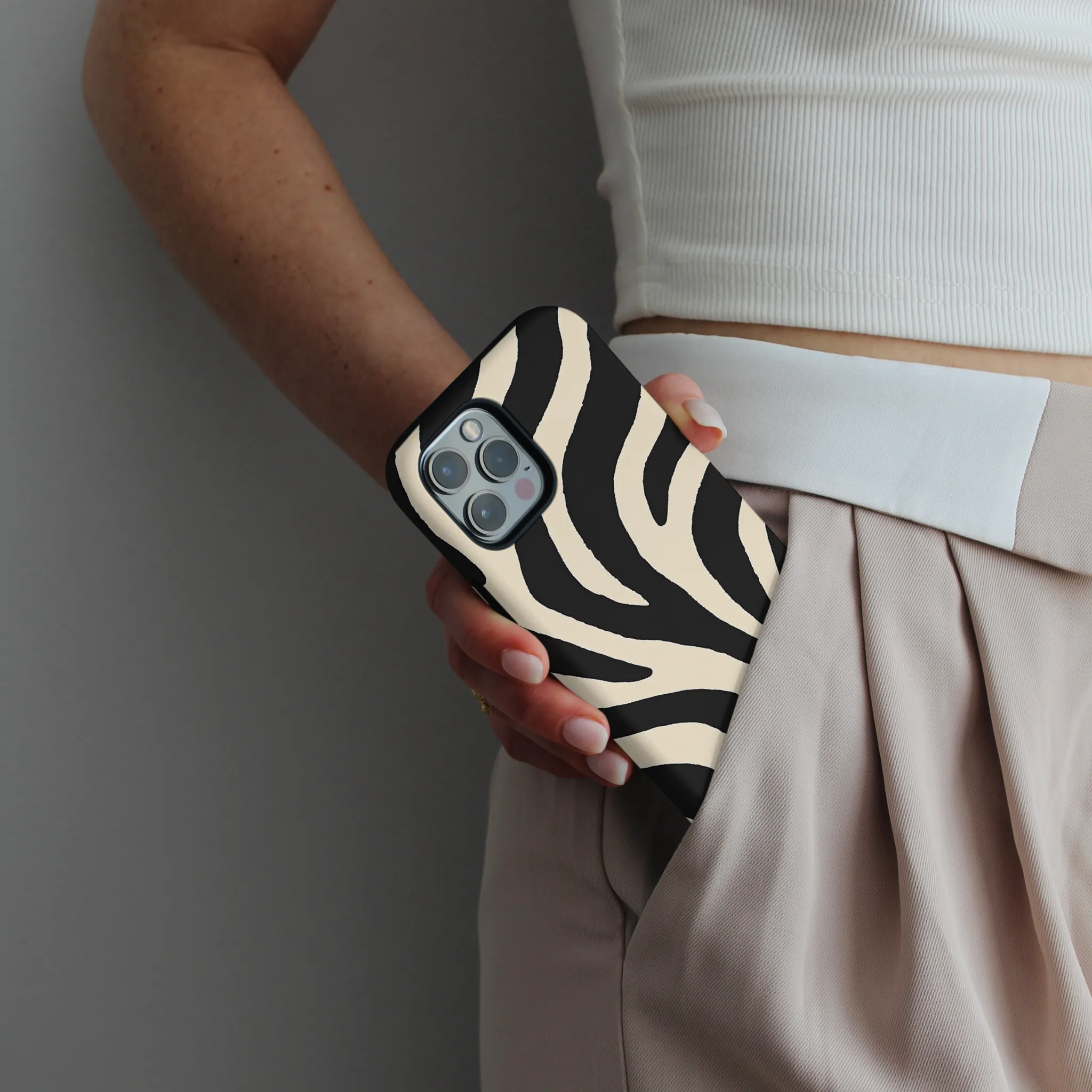 Tough Phone Case - Noir Safari Sleek Feel Flexible Build Form