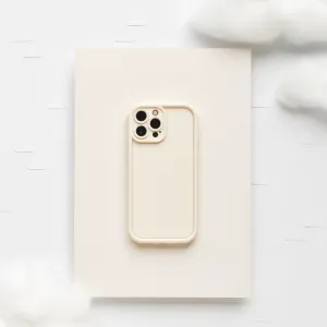 Cloud Soft NAKD Phone Case - Cashmere Cream Clear Design everyday elegance