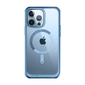 Durable structure Compact Frame iPhone 13 Pro 6.1 inch Unicorn Beetle MAG Slim Clear MagSafe Case-Blue