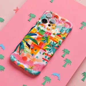 Wavy Phone Case - Portofino Dreams Portable Fit Customizable Option