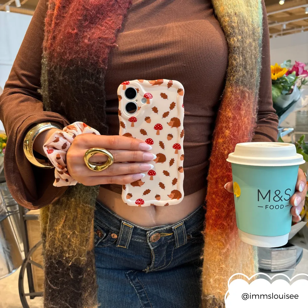 Wavy Phone Case - Forest Friends Rugged Detail Layer